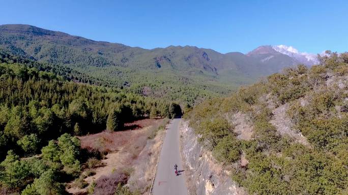 亲子山地公路骑行