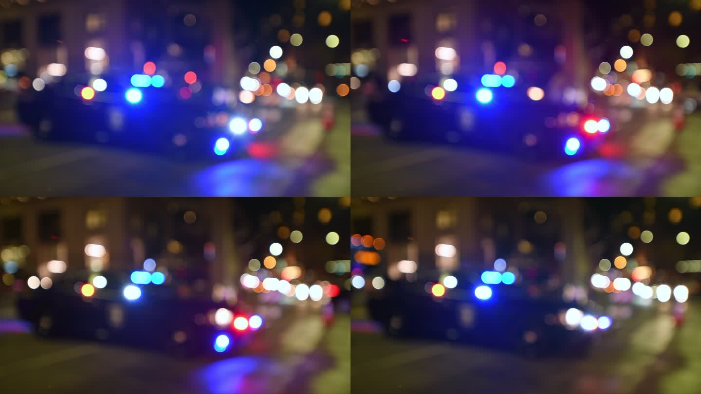 警察部门爆闪灯光警车救护车灯光报警灯