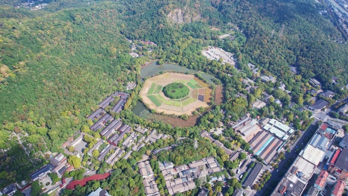 西湖 八卦田大全景