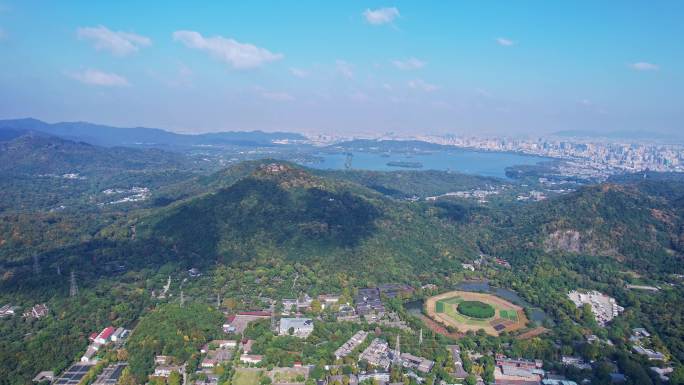 西湖 八卦田大全景