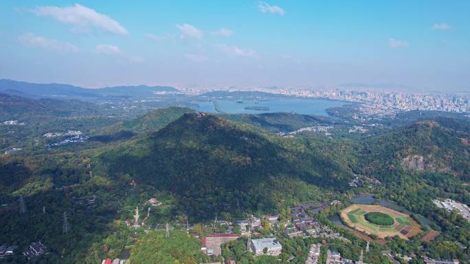 西湖 八卦田大全景