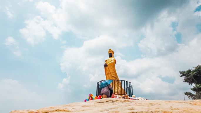 厦门市环海大道妈祖像