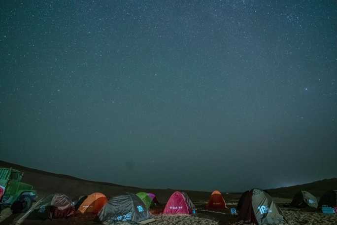 沙漠星空 星空露营 帐篷 户外 露营