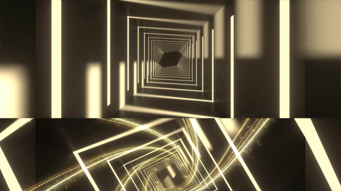 logo穿梭，科技隧道