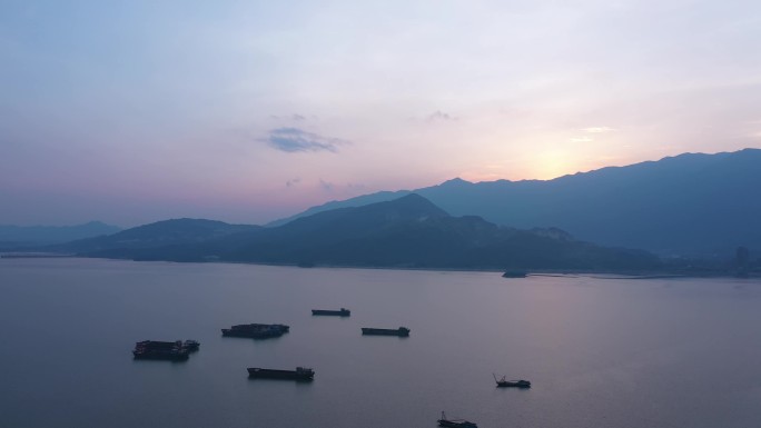 江西鄱阳湖景观航拍