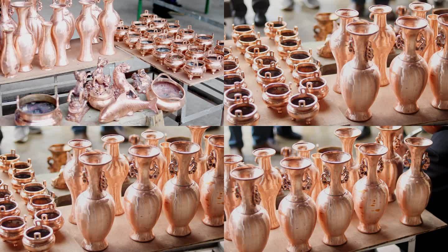 铜器加工制作花瓶香炉