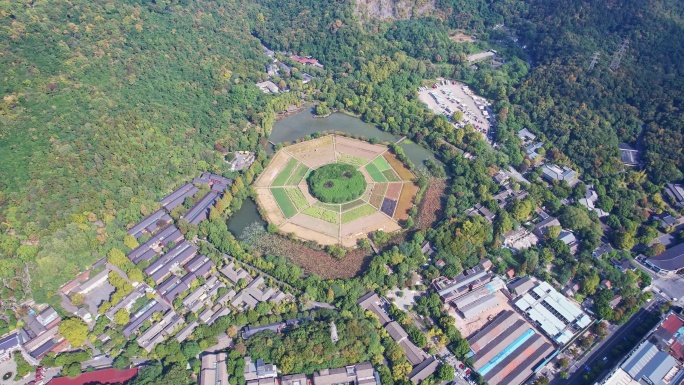 西湖 八卦田大全景