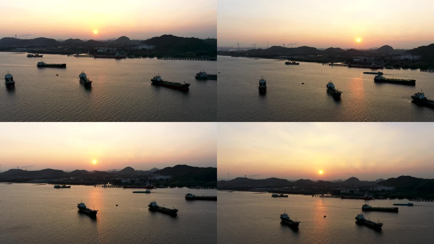 珠江口的日出