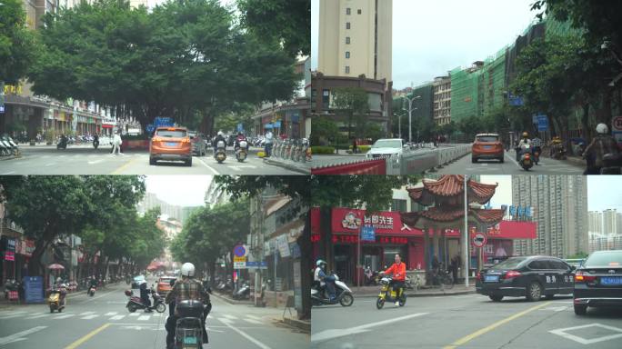 乡村公路行驶汽车行车记录仪驾驶第一视角