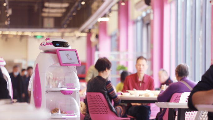 智慧餐厅 餐饮机器人倒咖啡
