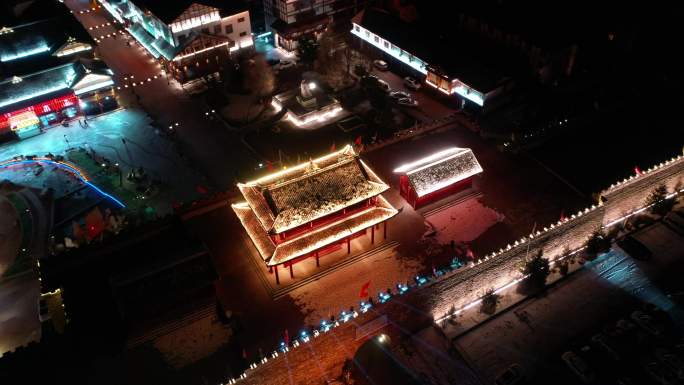 松州古城夜景