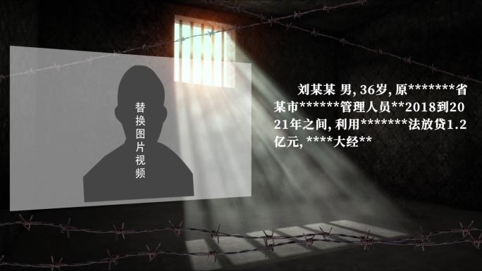 警示反腐人物嫌疑人介绍