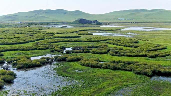 草原河流湿地