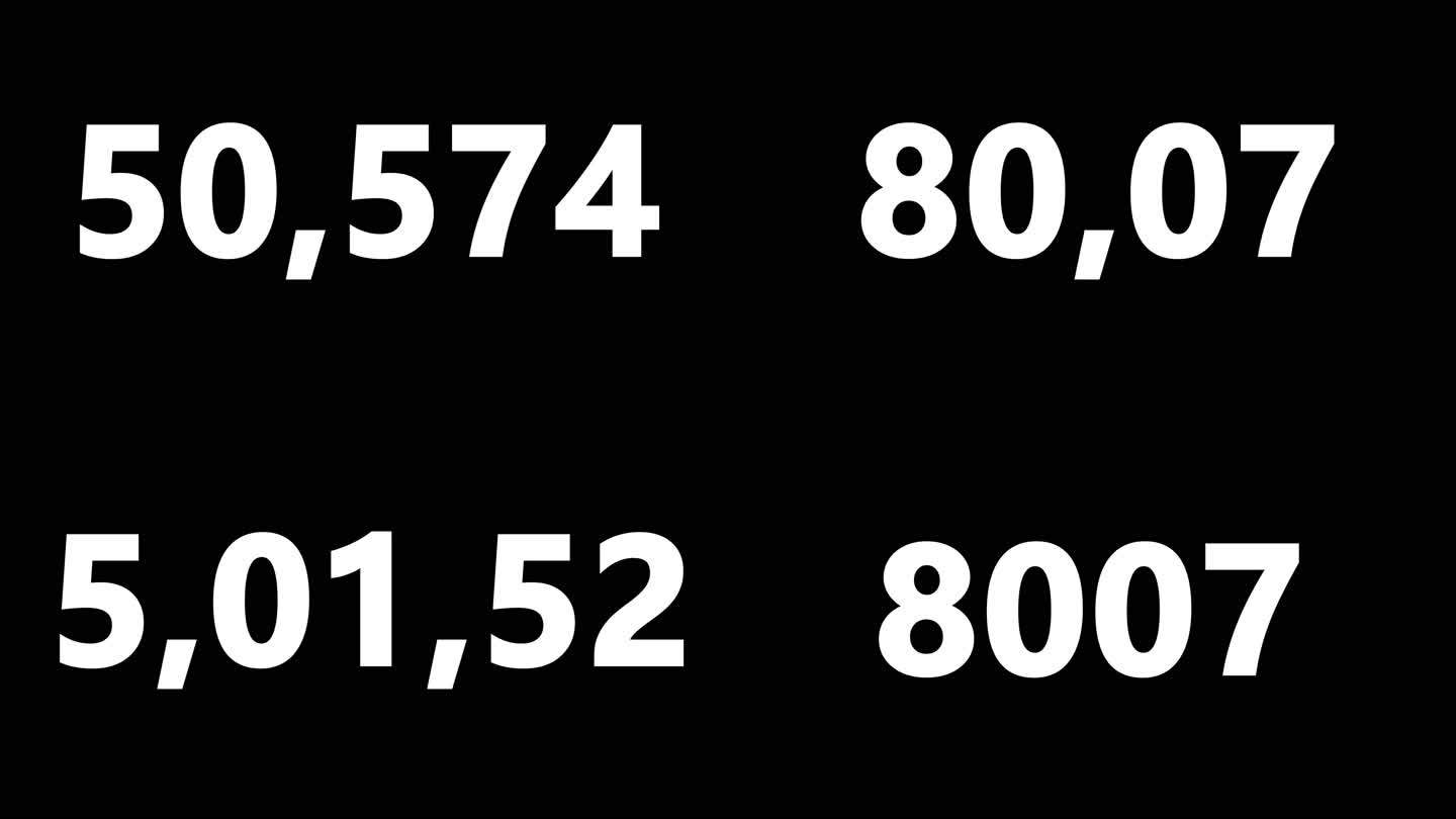 数字跳动数字滚动带逗号不带逗号