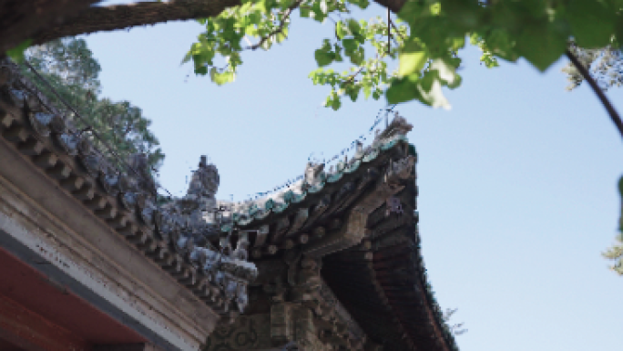 中国风古建筑寺庙 古风古典 写意万能空镜