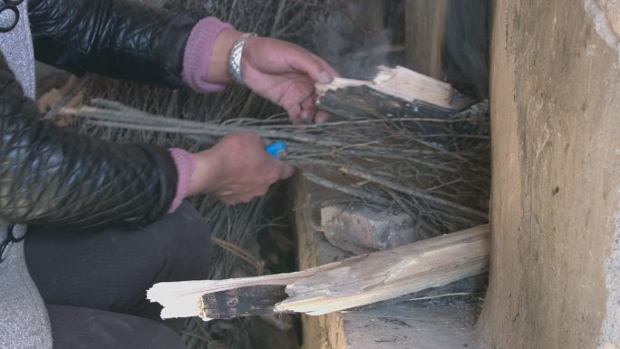 生火 炸油果 特写 广告片 手工 乐都区