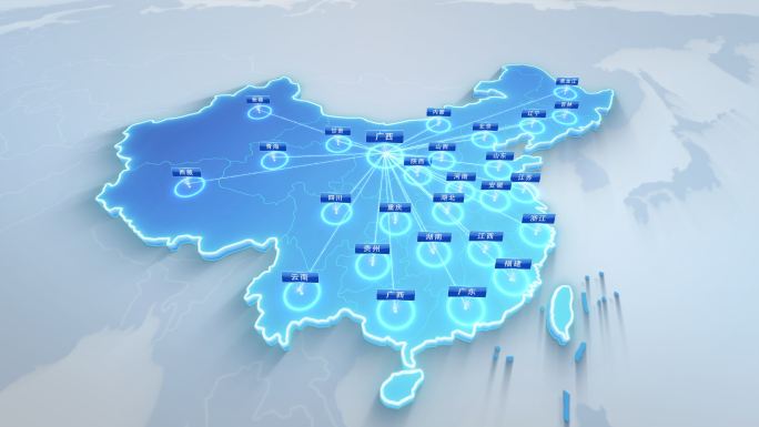 世界地图+中国地图宁夏辐射全世界