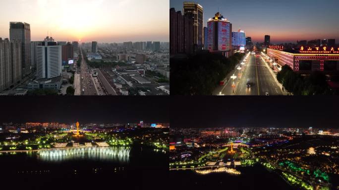 唐山城市航拍视频素材