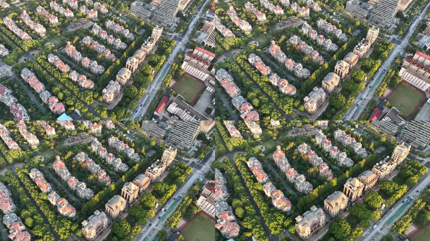 4K原素材-上海高档住宅、裕龙花园