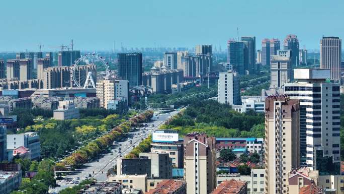 烟台市龙口市航拍全景