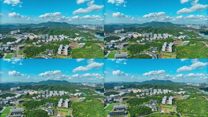 深圳市南山西丽大学城航拍