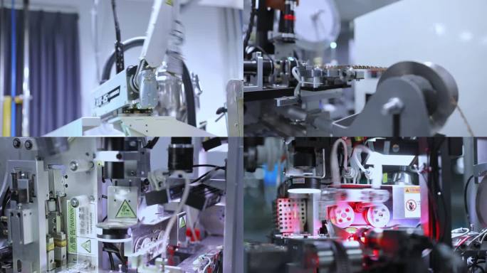 精密工业智能制造电子元器件加工自动化产线