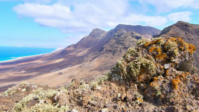 科菲特山脉时间流逝视频，Fuerteventura