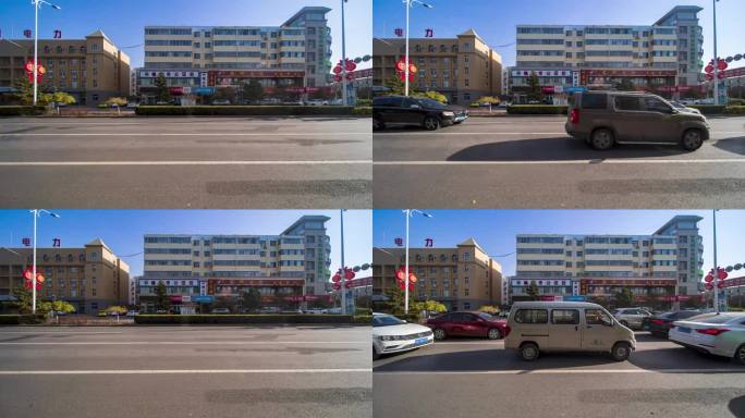 陕西省榆林市榆阳区复康路公证处延时摄影
