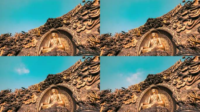 无锡灵山胜境 降魔浮雕 延时摄影