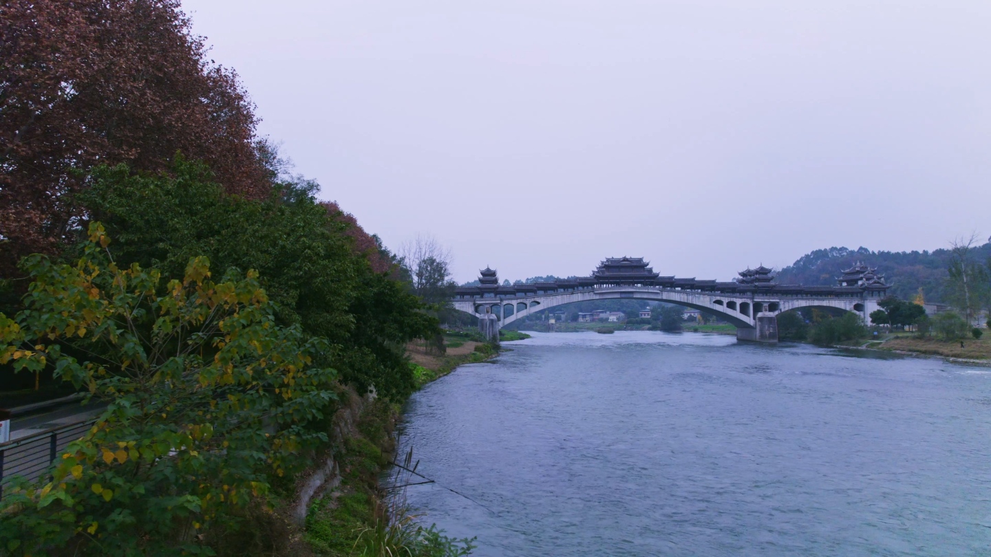 黄龙溪廊桥