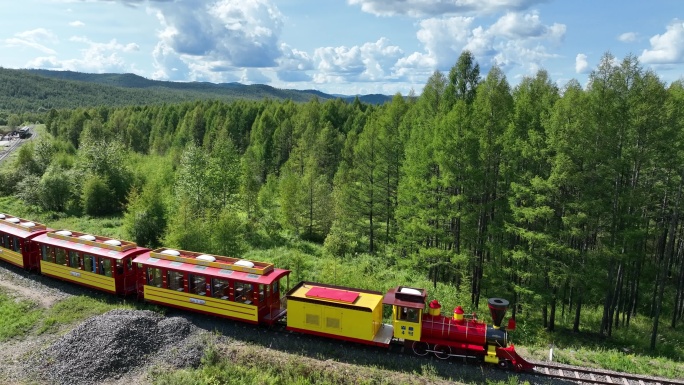莫尔道嘎森林公园小火车