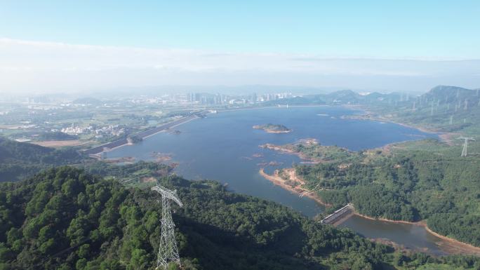 深圳光明湖 光明区光明湖  光明湖全景