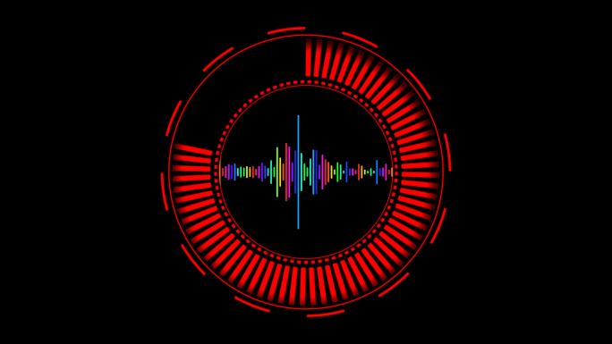 4K高科技语音识别通道视频红色2.3