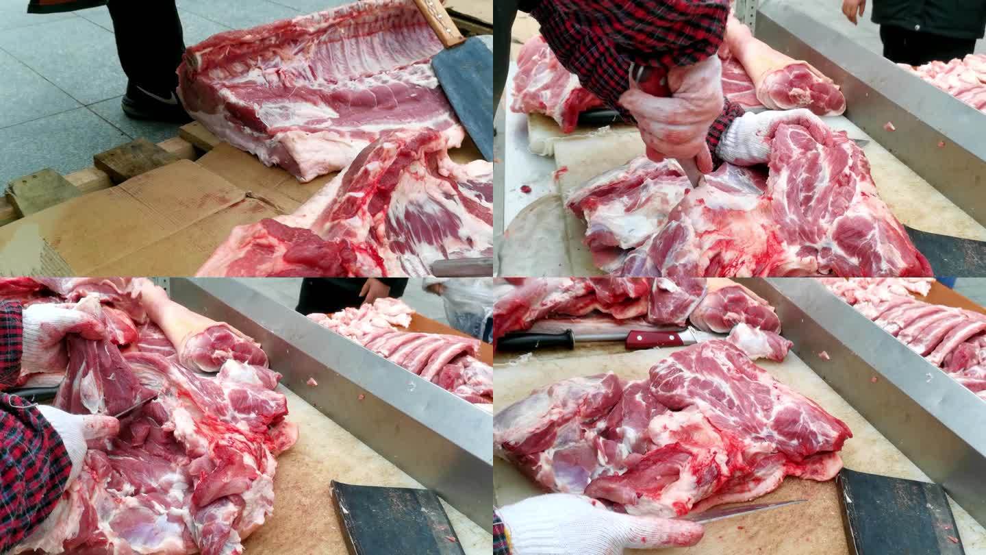 卖猪肉--剔骨