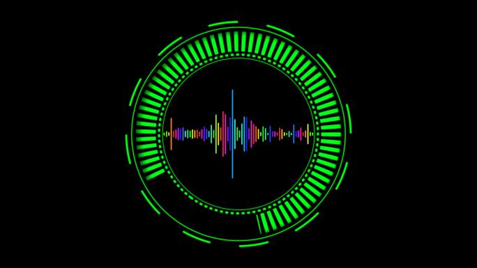 4K高科技语音识别通道视频绿色2.4