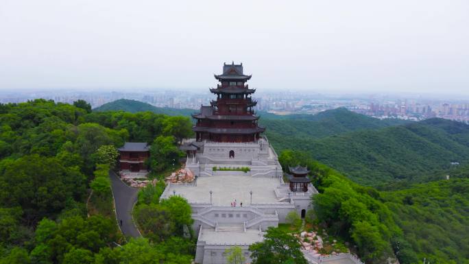 航拍琅琊山风景区视频合集