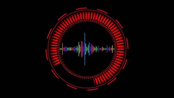 4K高科技语音识别通道视频红色2.4