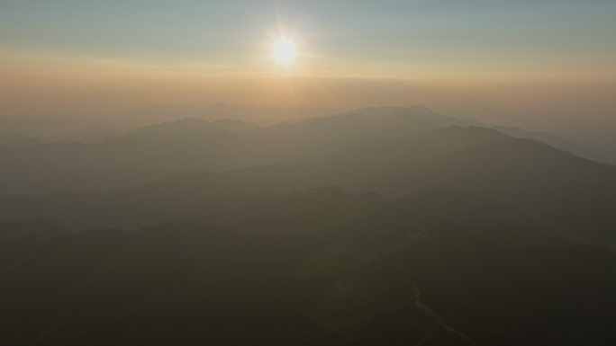 牵牛岗崇山峻岭4K超高清航拍