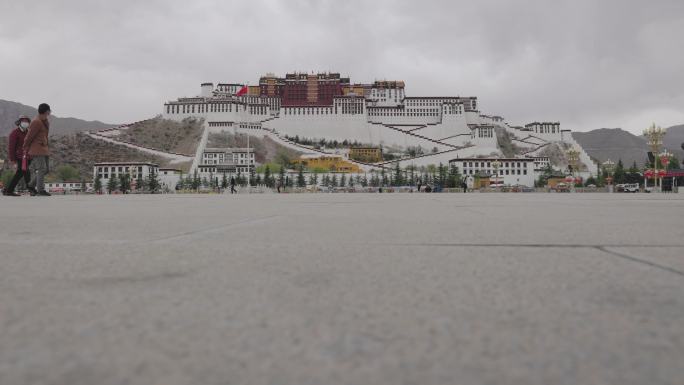 4K西藏拉萨布达拉宫正面