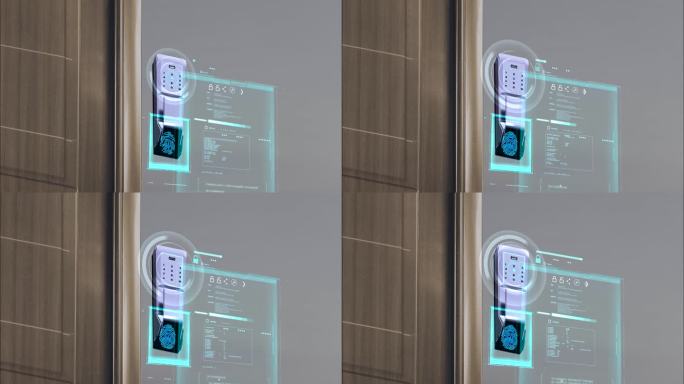 智慧门锁AE模板