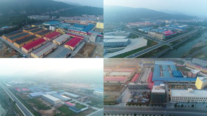 卢氏县产业集聚区航拍空镜