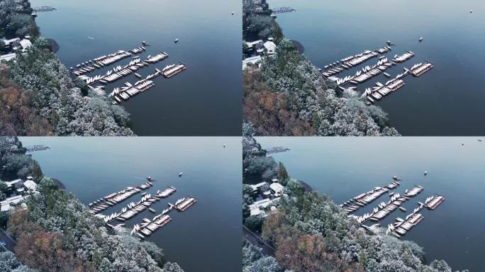 杭州西湖雪景