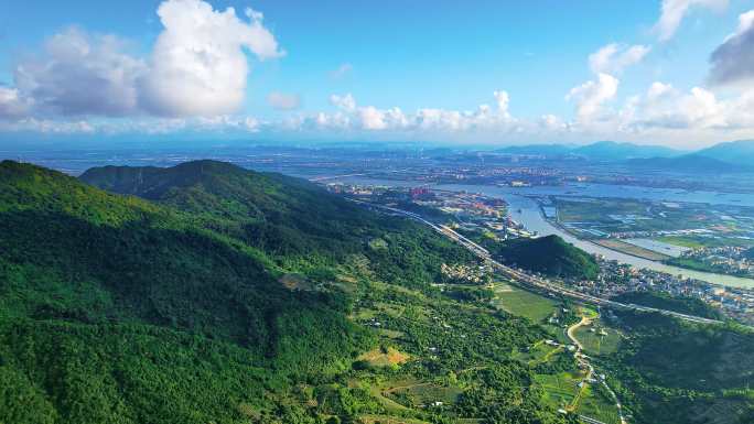 中山神湾镇丫髻山风景