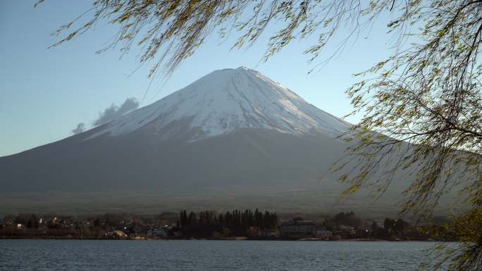kawaguchiko湖的富士山