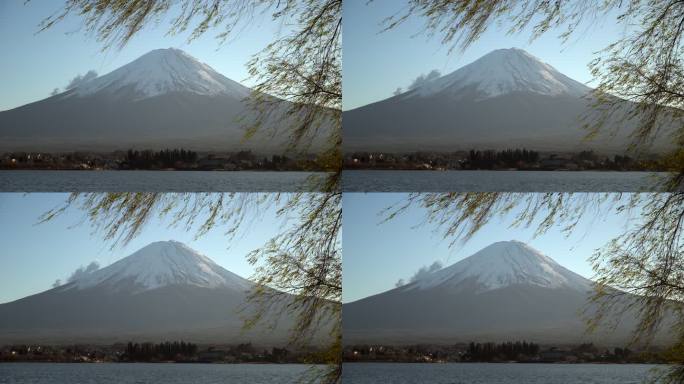 kawaguchiko湖的富士山