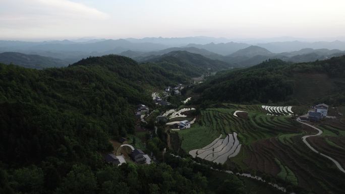 汉阴凤堰古梯田4k-23