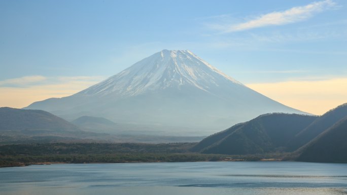 时间流逝：日本富士山