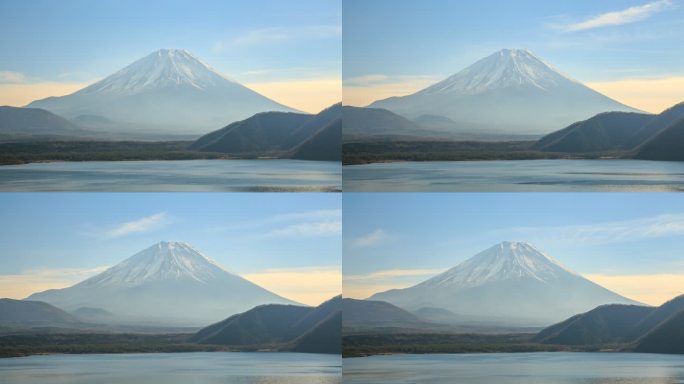 时间流逝：日本富士山