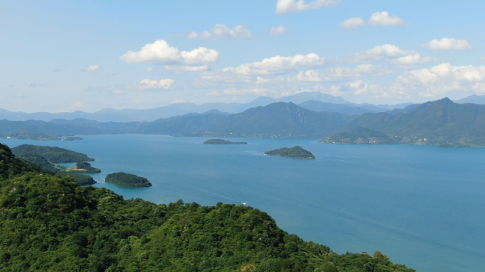 资兴东江湖山水大江大河绿水青山竹林