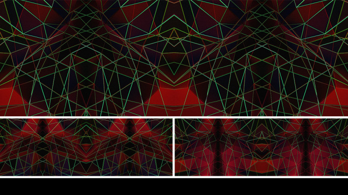【宽屏时尚背景】黑红炫酷分割线条几何空间